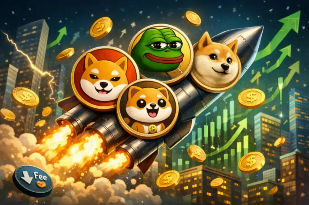 Мем-коины с низкими комиссиями: новый тренд рынка 2026